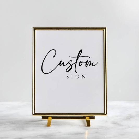 Custom Wedding Sign, Editable with Templett, MOD